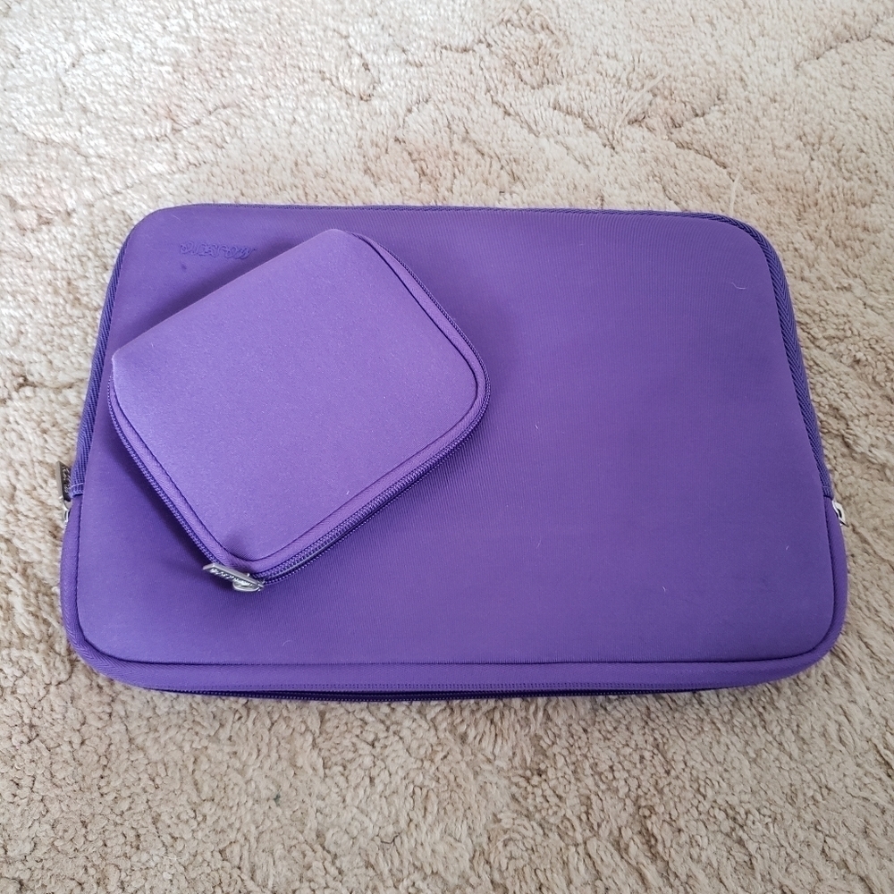 Laptop case and smaller case. 14wx10L inches